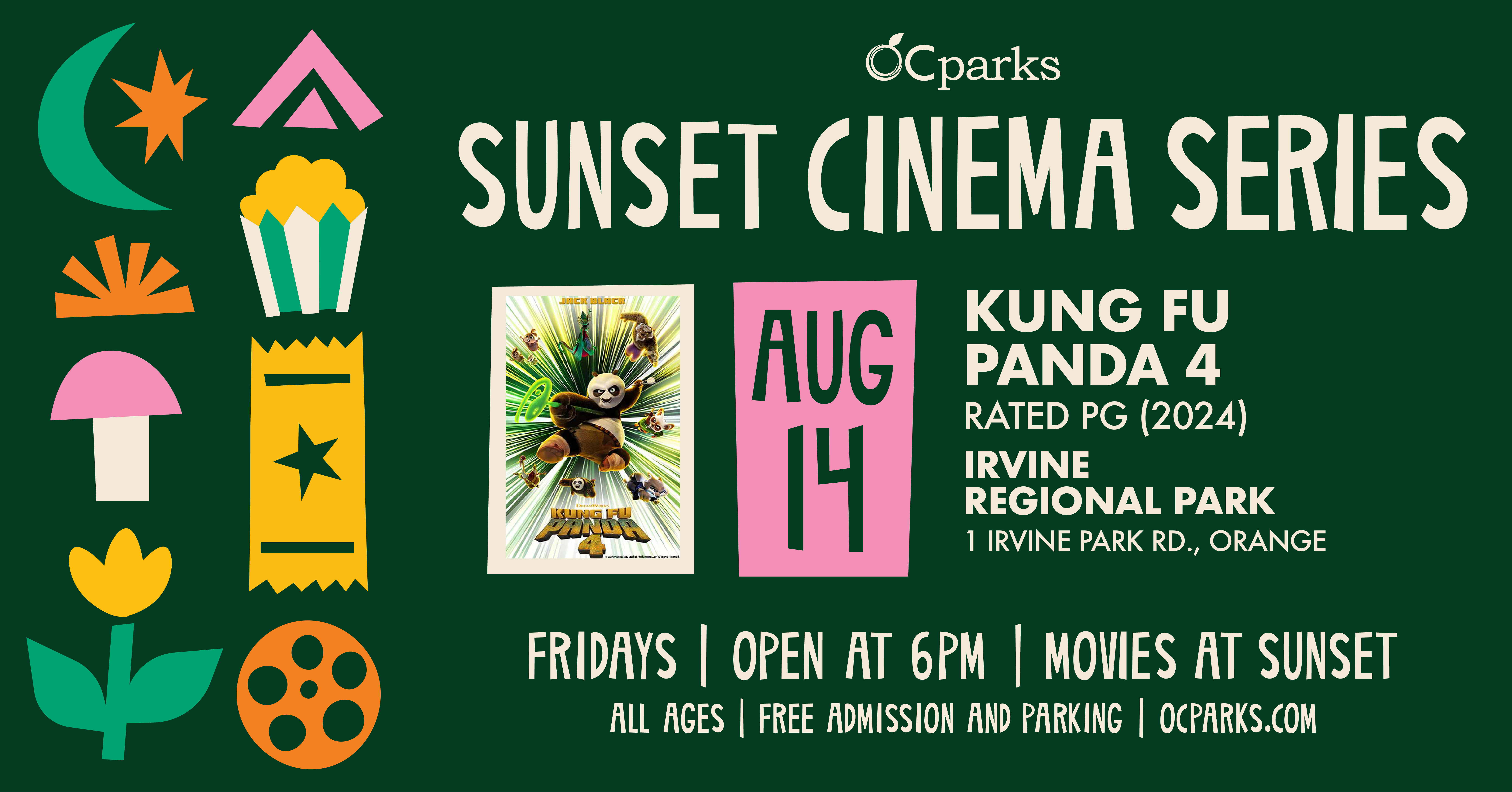 OC Parks Sunset Cinema Series - Kung Fu Panda 4 (2024)