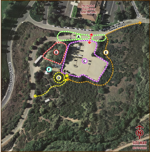 Aerial image of project area
