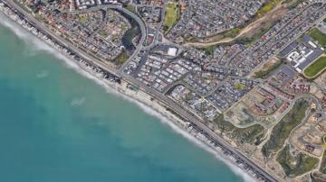 Aerial map image of Poche Beach at Coast Highway.