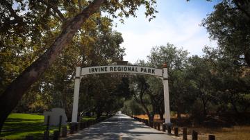 Irvine Regional Park Entrance