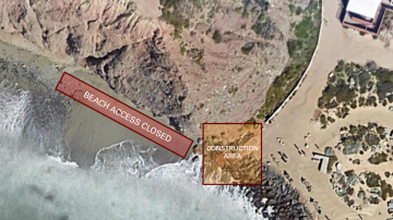 Beach Stair Cage Replacement Project at Dana Point Harbor