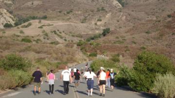 After Work Fitness Hike on Paved Hicks Haul Road