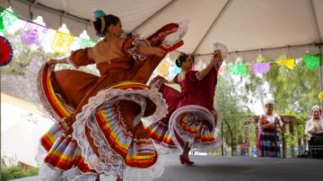Folklorico dance performance at the 2025 Rancho Days Fiesta.