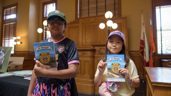 Participants of the OC Parks Jr. Ranger Program.