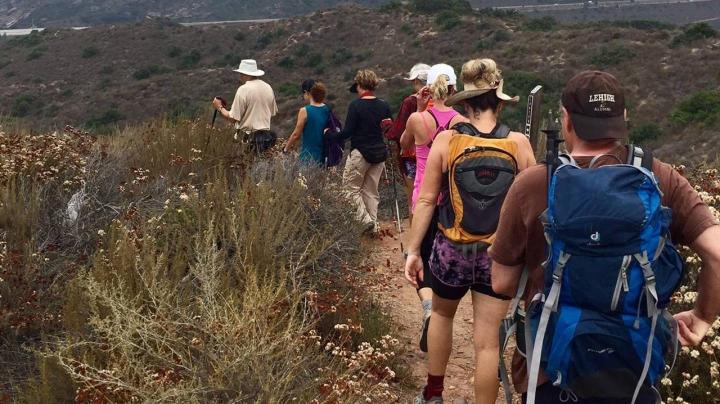 Hiking into the Canyon