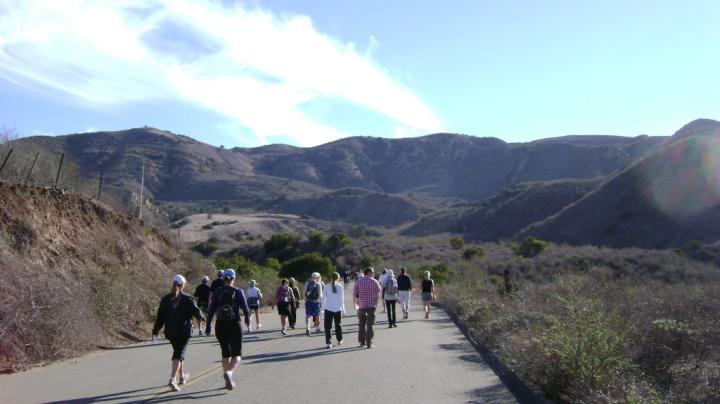 Early Morning Fitness Hike on Hicks Haul Road