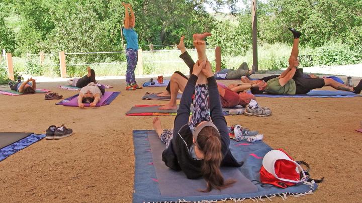 Morning Yoga Hike in Baker Canyon