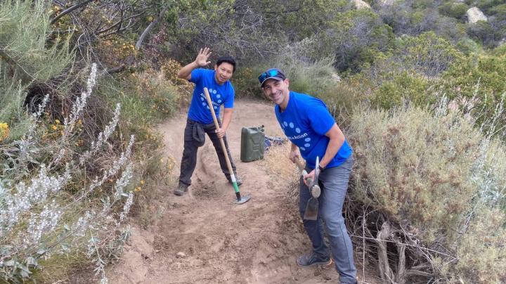 Trail Stewardship Event at Little sycamore