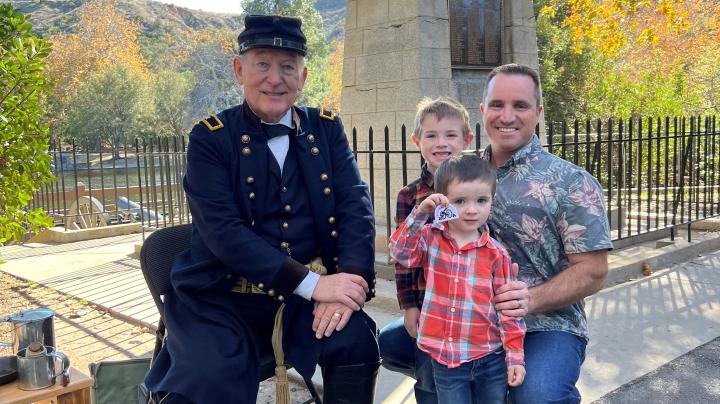 living history civil war volunteer