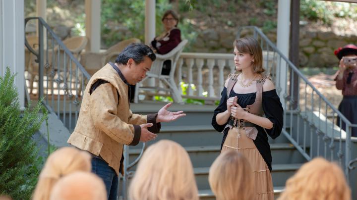 Shakespeare Performance at Modjeska Spring Open House