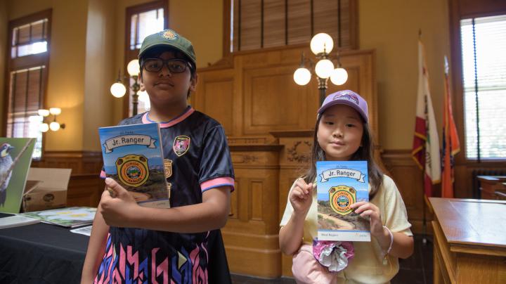 Participants of the OC Parks Jr. Ranger Program.
