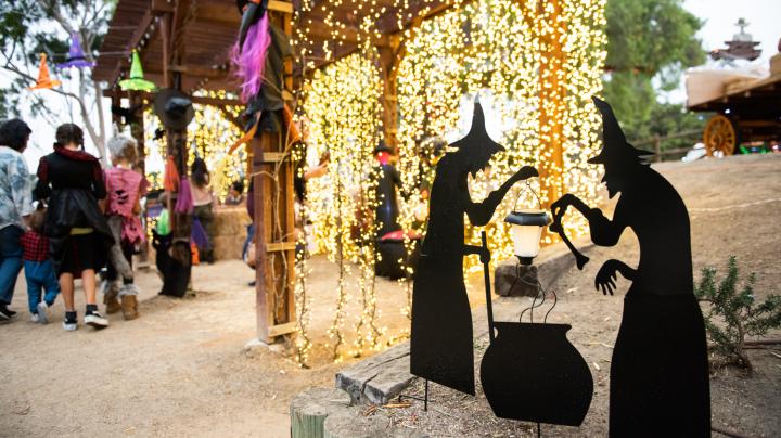 Halloween decorations at Fall-O-Ween at Heritage Hill Historical Park.