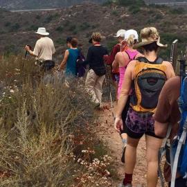 Hiking into the Canyon