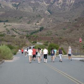 Hikers on Hicks Haul Road