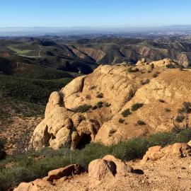 A view of mini moab in Fremont Canyon