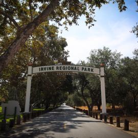 Irvine Regional Park Entrance