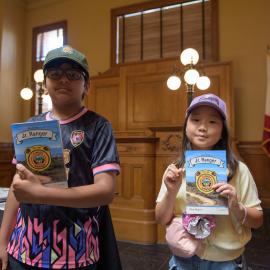 Participants of the OC Parks Jr. Ranger Program.
