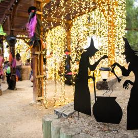 Halloween decorations at Fall-O-Ween at Heritage Hill Historical Park.