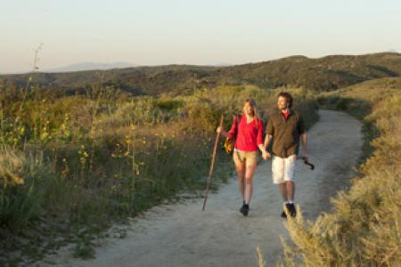 A couple hikes on a trial