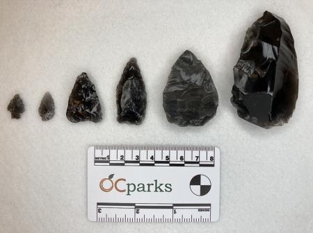 Arrowheads of different sizes