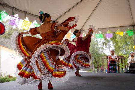 Folklorico dance performance at the 2025 Rancho Days Fiesta.